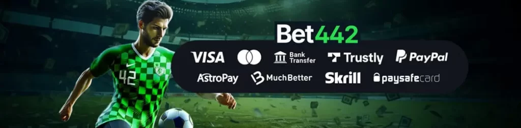 Bet442 payment methods